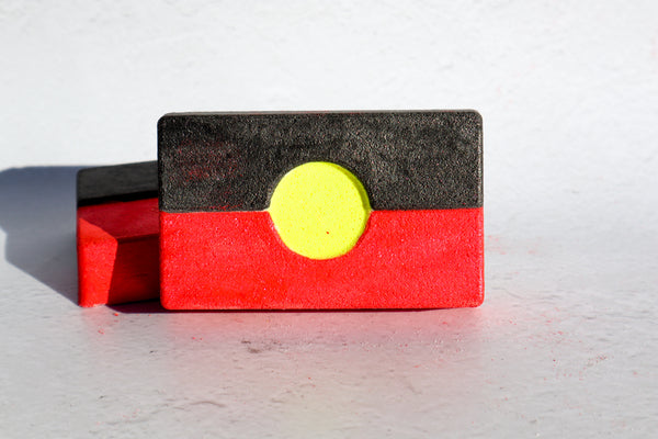 We noticed a lack of representation of Aboriginal and Torres Strait Islander Flag inspired products int he self care market! We make it our goal to be more inclusive and have accesable products for all people! 
