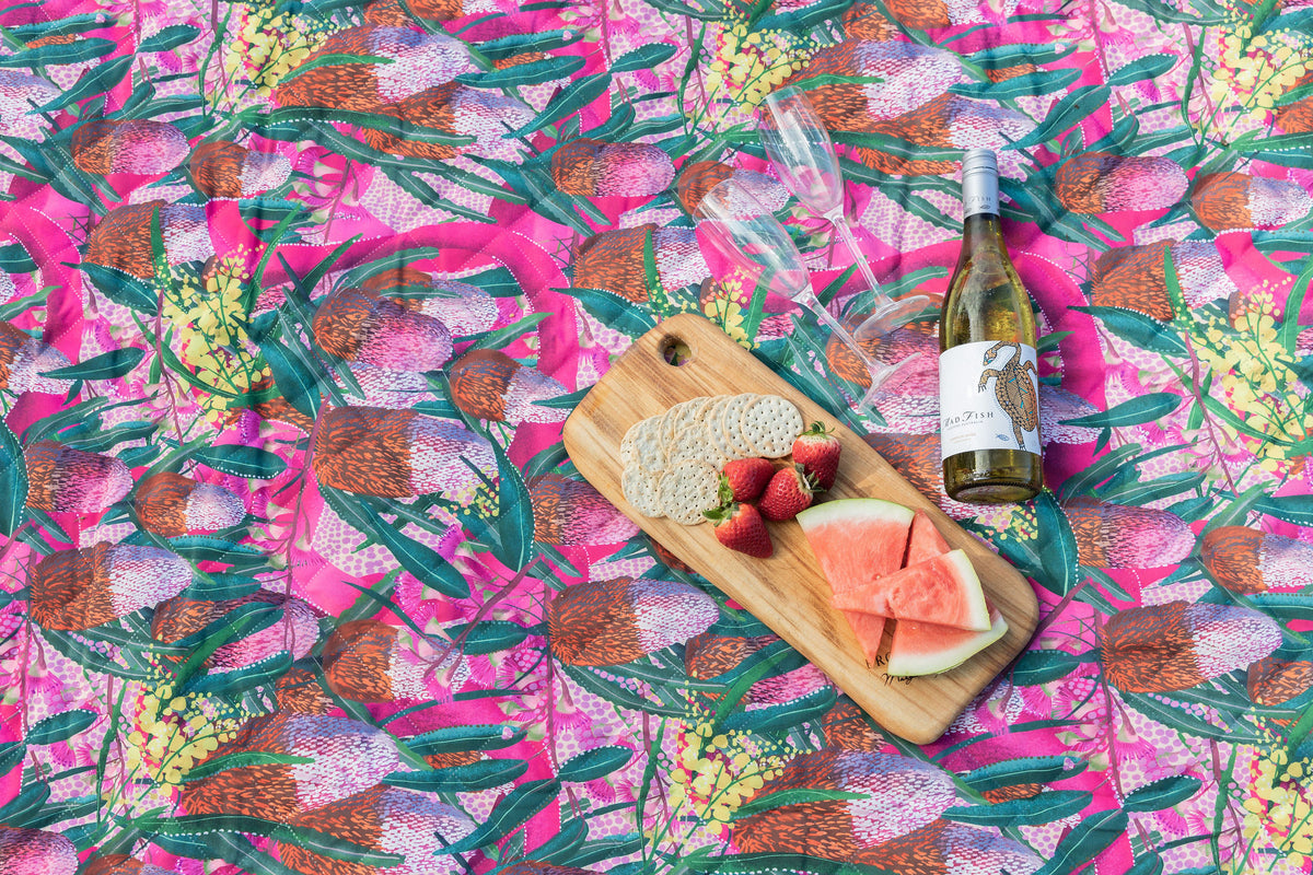 Picnic Rug-Native Flowers – Wurrumay Collective